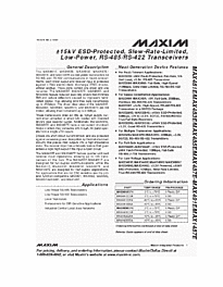 DataSheet MAX489E pdf
